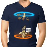 Falling Coyote - Men's V-Neck