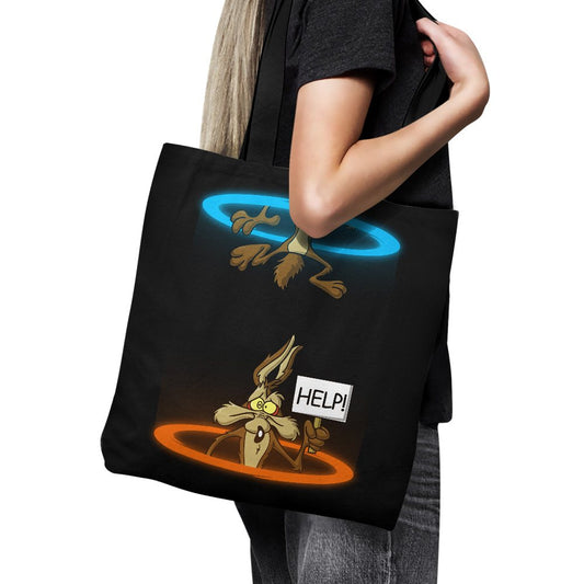 Falling Coyote - Tote Bag