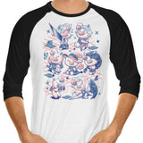 Fantasy Cosplay - 3/4 Sleeve Raglan T-Shirt