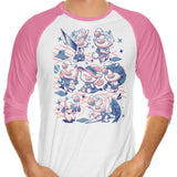 Fantasy Cosplay - 3/4 Sleeve Raglan T-Shirt
