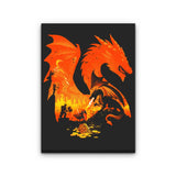 Fantasy Flames - Canvas Print