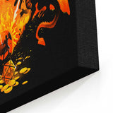 Fantasy Flames - Canvas Print