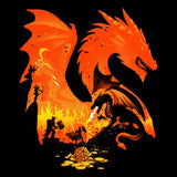 Fantasy Flames - Fleece Blanket