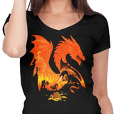 Fantasy Flames - Women's V-Neck