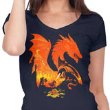 Fantasy Flames - Women's V-Neck