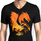Fantasy Flames - Men's V-Neck