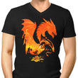 Fantasy Flames - Men's V-Neck