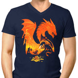 Fantasy Flames - Men's V-Neck