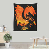 Fantasy Flames - Wall Tapestry