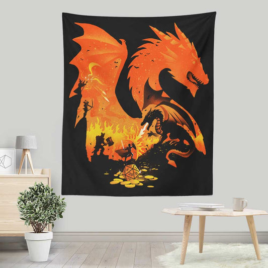 Fantasy Flames - Wall Tapestry