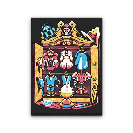 Fantasy Wardrobe - Canvas Print