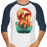 Father and Son - 3/4 Sleeve Raglan T-Shirt