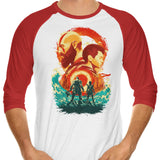 Father and Son - 3/4 Sleeve Raglan T-Shirt