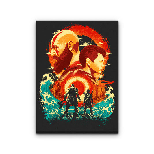 Father and Son - Canvas Print