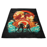 Father and Son - Fleece Blanket