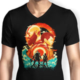 Father and Son - Men's V-Neck