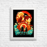 Father and Son - Posters & Prints