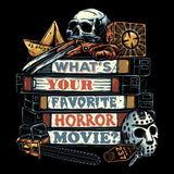 Favorite Horror Movie - Shower Curtain