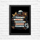 Favorite Horror Movie - Posters & Prints