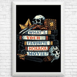 Favorite Horror Movie - Posters & Prints
