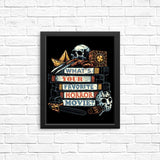 Favorite Horror Movie - Posters & Prints