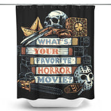 Favorite Horror Movie - Shower Curtain