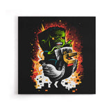 Feathered Fear - Canvas Print