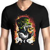 Feathered Fear - Men's V-Neck