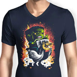Feathered Fear - Men's V-Neck