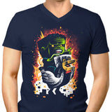 Feathered Fear - Men's V-Neck