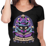 Feline Dungeon Keeper - Women's V-Neck