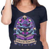Feline Dungeon Keeper - Women's V-Neck