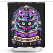 Feline Dungeon Keeper - Shower Curtain