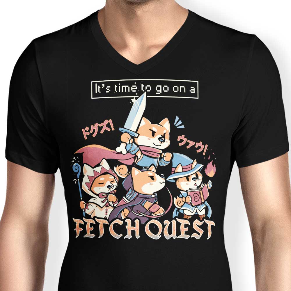 Fetch Quest - Men's V-Neck
