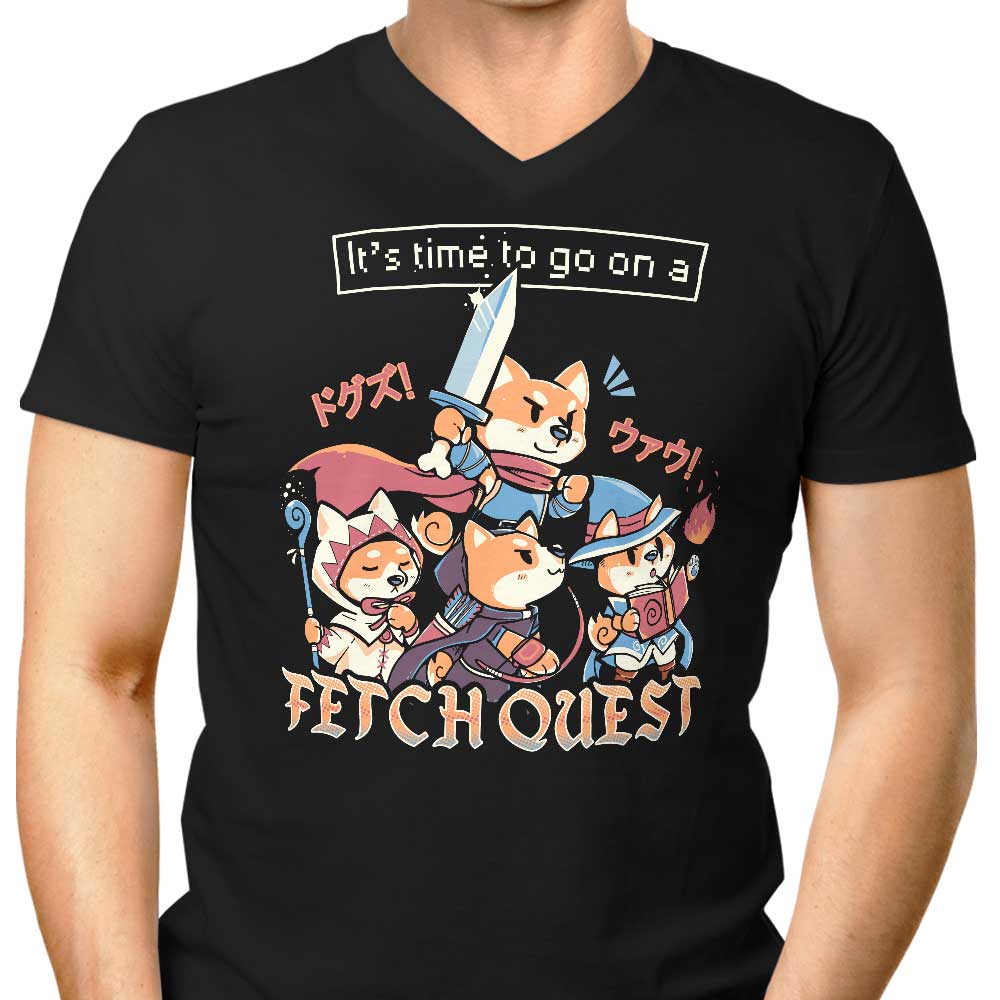 Fetch Quest - Men's V-Neck