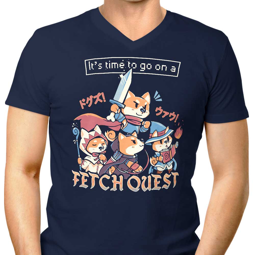 Fetch Quest - Men's V-Neck