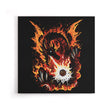 Fiery Red Dragon - Canvas Print