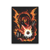 Fiery Red Dragon - Canvas Print