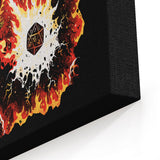 Fiery Red Dragon - Canvas Print