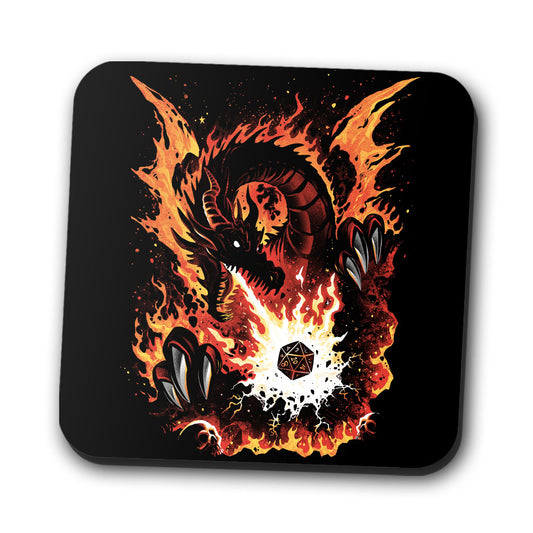 Fiery Red Dragon - Coasters