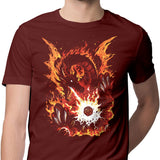 Fiery Red Dragon - Men's Apparel
