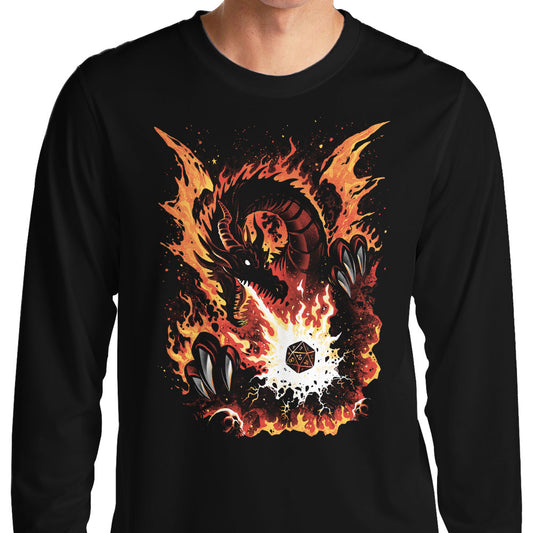 Fiery Red Dragon - Long Sleeve T-Shirt