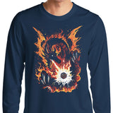 Fiery Red Dragon - Long Sleeve T-Shirt