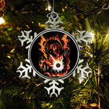 Fiery Red Dragon - Ornament