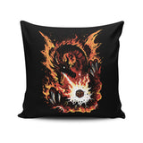 Fiery Red Dragon - Throw Pillow