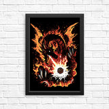 Fiery Red Dragon - Posters & Prints