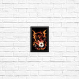 Fiery Red Dragon - Posters & Prints