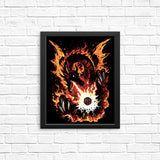 Fiery Red Dragon - Posters & Prints