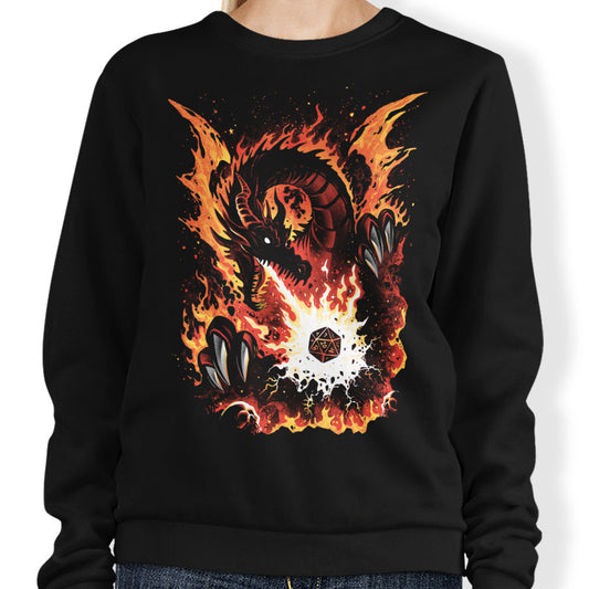Fiery Red Dragon - Sweatshirt
