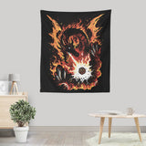 Fiery Red Dragon - Wall Tapestry